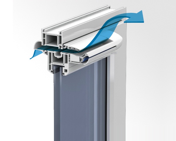 Вентиляционный клапан для пластиковых окон